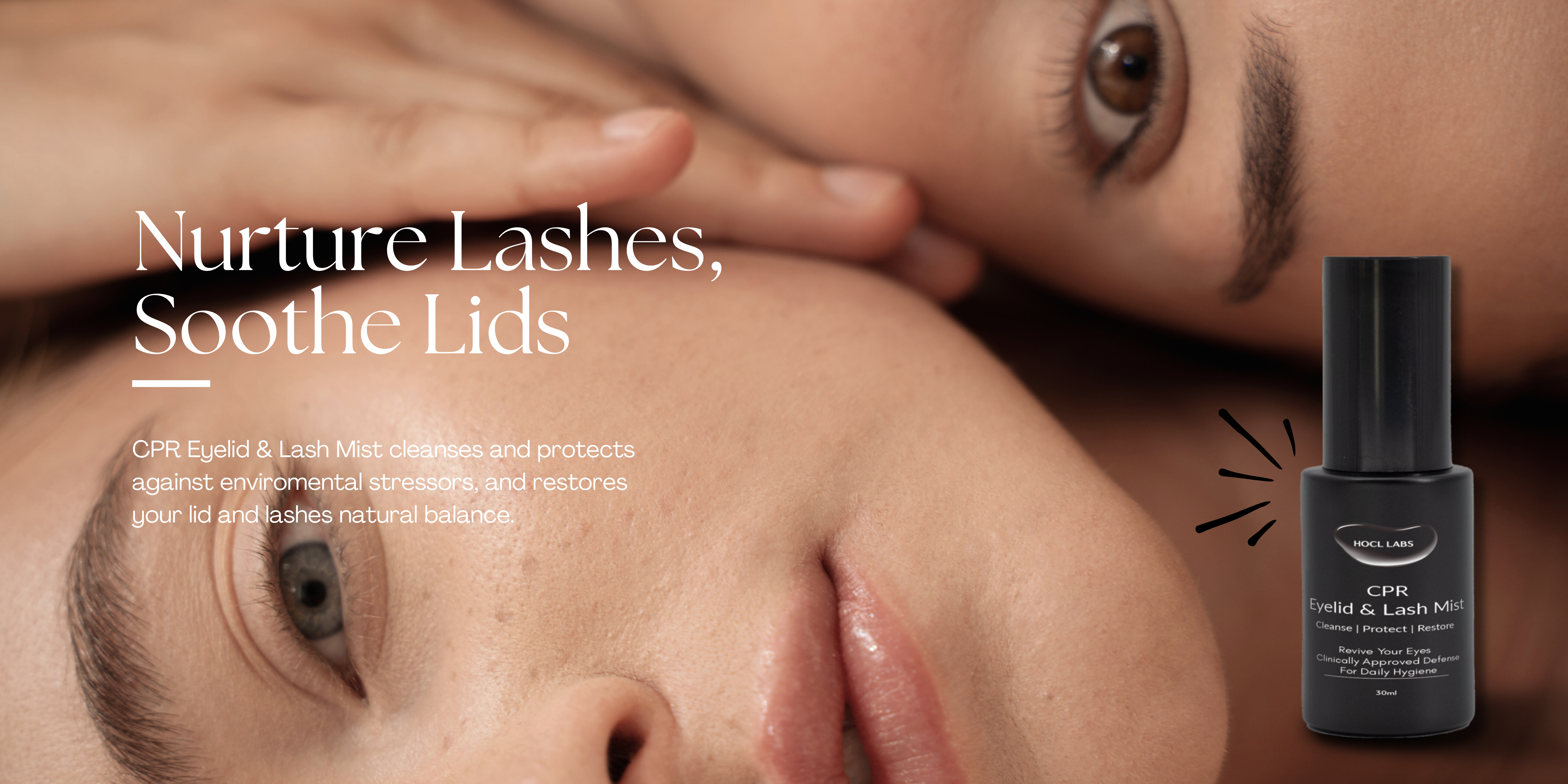 Nurture Lashes, Soothe Lids