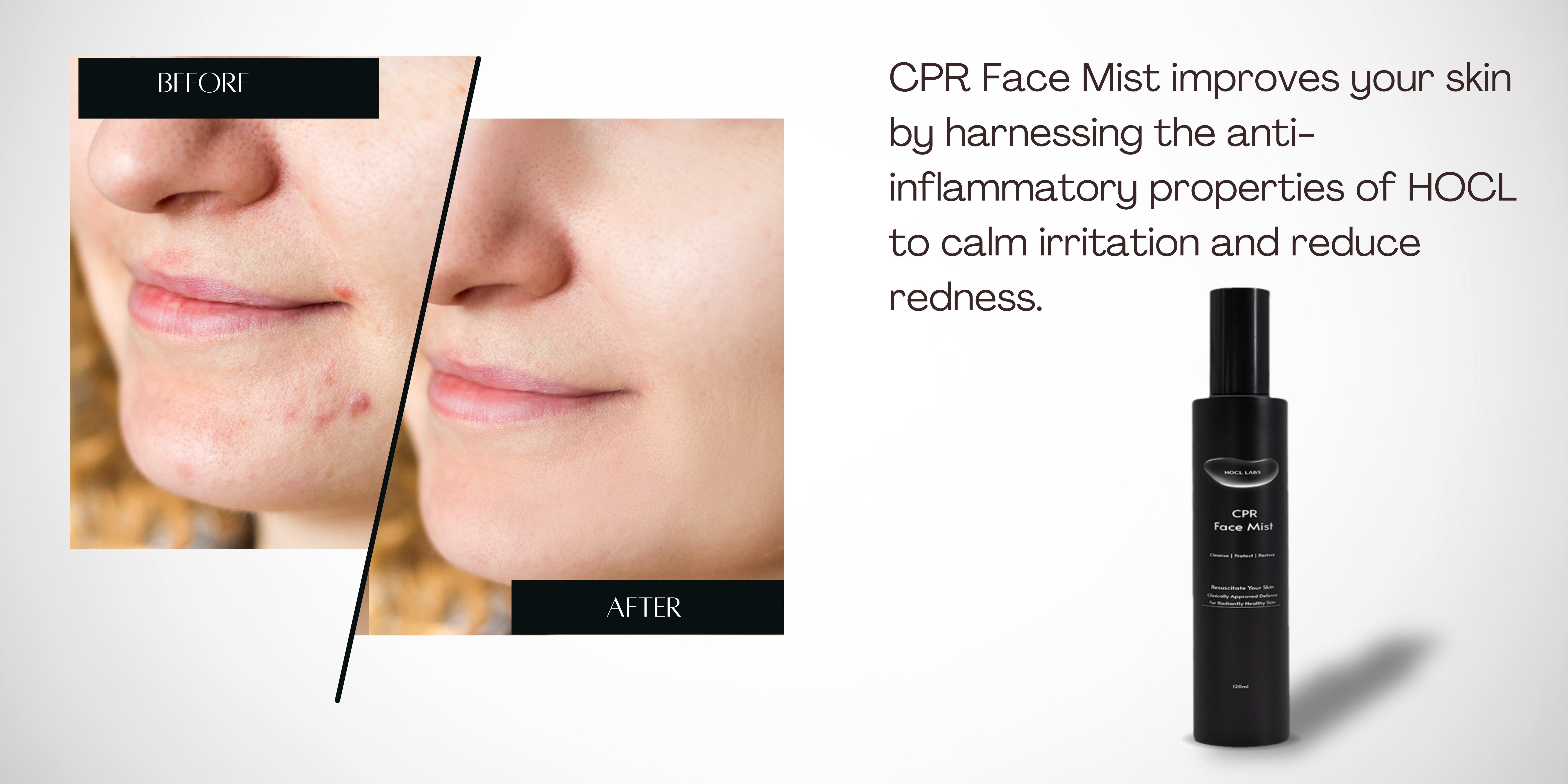 Copy of Blue Minimalist New Product Skincare Promotion Banner